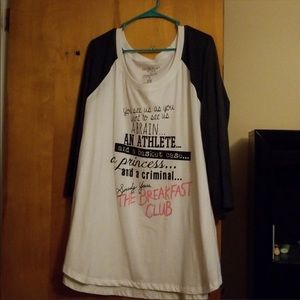 Torrid Breakfast Club Baseball T